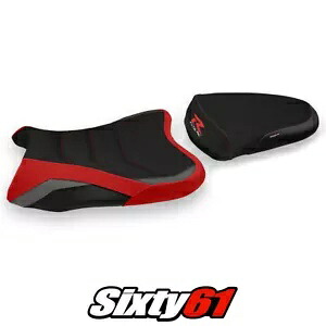 スズキ GSXR 1000 2007 2008 シートカバー Tappezzeria スペシャル ウルトラグリップ レッド グレー Suzuki GSXR 1000 2007 2008 Seat Cover Tappezzeria Special Ultragrip Red Grey 【並行輸入品】