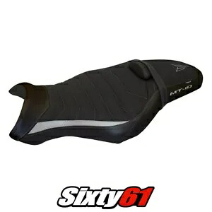 ヤマハ MT 10 FZ10 2017-2021 2022 2023 シートカバー Tappezzeria ウルトラグリップ シルバー Yamaha MT 10 FZ10 2017-2021 2022 2023 Seat Cover Tappezzeria Ultragrip Silver 【並行輸入品】