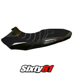KTM 1090 Adventure R 2017 2018 2019 シートカバー Tappezzeria Ultragrip ブラック ホワイト KTM 1090 Adventure R 2017 2018 2019 Seat Cover Tappezzeria Ultragrip Black White 【並行輸入品】