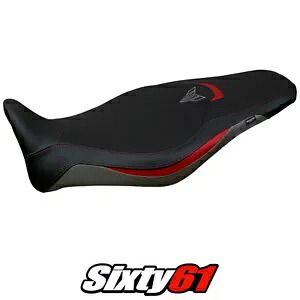 ヤマハ MT09 FZ09 2021 2022 2023 シートカバー Tappezzeria レッドグレーブラック Yamaha MT 09 FZ09 2021 2022 2023 Seat Cover Tappezzeria Red Grey Black 【並行輸入品】｜カスタムパーツ WORLD倉庫