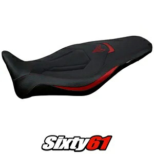ヤマハ MT 09 FZ09 2021 2022 2023 シートカバー Tappezzeria Ultragrip レッド ブラック Yamaha MT 09 FZ09 2021 2022 2023 Seat Cover Tappezzeria Ultragrip Red Black 【並行輸入品】