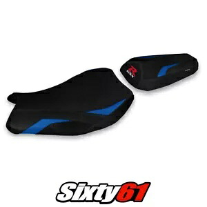 スズキ GSXR 1000 2017-2019 2020 2021 2022 2023 シートカバー Tappezzeria ブルー ブラック Suzuki GSXR 1000 2017-2019 2020 2021 2022 2023 Seat Cover Tappezzeria Blue Black 【並行輸入品】