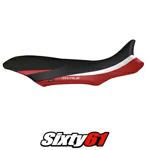 MV Agusta Rivale 800 2013-2015 2016 2017 2018 シートカバー Tappezzeria レッド ホワイト MV Agusta Rivale 800 2013-2015 2016 2017 2018 Seat Cover Tappezzeria Red White 【並行輸入品】