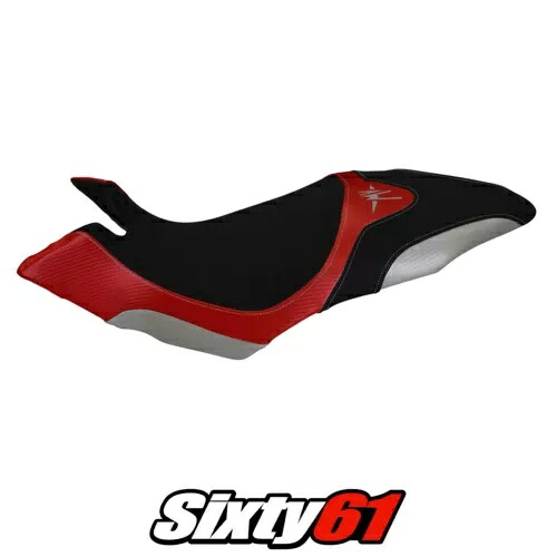 MV アグスタ ドラッグスター 800 2014-2016 2017 2018 シートカバー Tappezzeria レッド シルバー MV Agusta Dragster 800 2014-2016 2017 2018 Seat Cover Tappezzeria Red Silver 【並行輸入品】