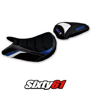 スズキ GSXS 1000 2015-2018 2019 2020 シートカバー Tappezzeria Ultragrip ホワイト ブルー Suzuki GSXS 1000 2015-2018 2019 2020 Seat Cover Tappezzeria Ultragrip White Blue 【並行輸入品】