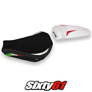 MV アグスタ F4 2010-2016 2017 2018 2019 2020 シートカバー Tappezzeria ブラック ホワイト SE MV Agusta F4 2010-2016 2017 2018 2019 2020 Seat Cover Tappezzeria Black White SE 【並行輸入品】