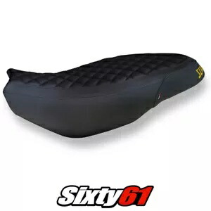 Ducati スクランブラー 400 800 1100 シートカバー Tappezzeria 2015-2023 ヴィンテージ ブラック Ducati Scrambler 400 800 1100 Seat Cover Tappezzeria 2015-2023 Vintage Black 【並行輸入品】