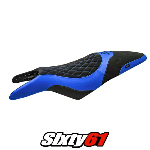 Cagiva Raptor 650-1000 2000-2005 2006 2007 シートカバー Tappezzeria ブルー ブラック Cagiva Raptor 650-1000 2000-2005 2006 2007 Seat Cover Tappezzeria Blue Black 【並行輸入品】