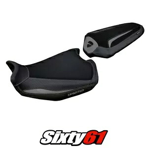 Ducati Monster 937 950 シートカバー Tappezzeria 2021 2022 2023 グレー ブラック Ducati Monster 937 950 Seat Cover Tappezzeria 2021 2022 2023 Grey Black 【並行輸入品】