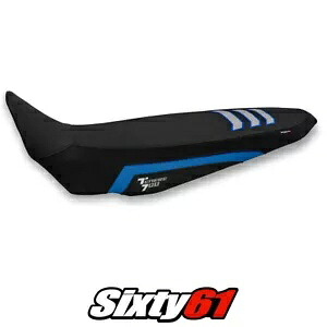 ヤマハ Tenere 700 2019-2022 2023 シートカバー Tappezzeria Ultragrip ブルー シルバー SE Yamaha Tenere 700 2019-2022 2023 Seat Cover Tappezzeria Ultragrip Blue Silver SE 【並行輸入品】