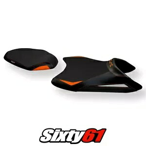 KTM 890 Duke 2021 2022 2023 シートカバー Tappezzeria ホワイト オレンジ ブラック KTM 890 Duke 2021 2022 2023 Seat Cover Tappezzeria White Orange Black 【並行輸入品】