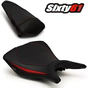 ヤマハ R3 シートカバー 2015-2021 2022 Tec-Grip Sport Luimoto フロント リア レッド ブラック Yamaha R3 Seat Covers 2015-2021 2022 Tec-Grip Sport Luimoto Front Rear Red Black 【並行輸入品】
