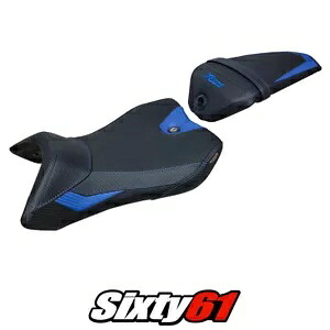 ヤマハ YZF R125 2016 2017 2018 シートカバー Tappezzeria ウルトラグリップ ブルー ブラック Yamaha YZF R125 2016 2017 2018 Seat Cover Tappezzeria Ultragrip Blue Black 【並行輸入品】
