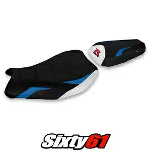 スズキ GSXR 1000 2017-2021 2022 2023 シートカバー Tappezzeria Ultragrip ブルー ホワイト Suzuki GSXR 1000 2017-2021 2022 2023 Seat Cover Tappezzeria Ultragrip Blue White 【並行輸入品】｜カスタムパーツ WORLD倉庫