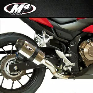 新品 2016 - 2021 ホンダ CBR500R CBR 500 M4 エキゾーストポリッシュスリップオンマフラー NEW 2016 - 2021 HONDA CBR500R CBR 500 M4 EXHAUST POLISHED SLIP ON MUFFLER 【並行輸入品】