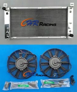 アルミラジエーター + ファンシボレーシルバラード 1500 2500 サバーバンタホ 4.8 5.3 6.0L Aluminum Radiator+FANS For Chevy Silverado 1500 2500 Suburban Tahoe 4.8 5.3 6.0L 【並行輸入品】｜カスタムパーツ WORLD倉庫