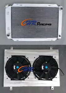 3 列アルミラジエーター + シュラウド 1980-1993 フォード マスタング 80-88 サンダーバード用 3Row Aluminium Radiator + Shroud For 1980-1993 Ford Mustang 80-88 Thunderbird 【並行輸入品】