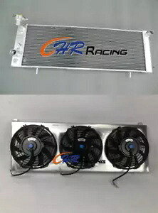3 行ラジエーター + シュラウド + ファンジープチェロキー XJ 4.0 242 CID L6 1991-2001 3 ROW Radiator+Shroud+Fan FOR Jeep Cherokee XJ 4.0 242 CID L6 1991-2001 【並行輸入品】