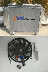 アルミラジエーター + ファンジープラングラー YJ TJ LJ 2.4L 2.5L L4 4.0L 4.2L L6 87-06 Aluminum Radiator+FAN for Jeep Wrangler YJ TJ LJ 2.4L 2.5L L4 4.0L 4.2L L6 87-06 【並行輸入品】