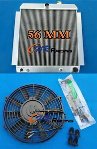 アルミラジエーター + ファンシボレートラックピックアップ 1948-1954 1949 1950 1951 52 53 Aluminum Radiator+FAN For CHEVY TRUCK PICK UP AT 1948-1954 1949 1950 1951 52 53 【並行輸入品】