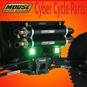 MOOSE UTILITIES ライトバー LED グリーン シリーズ スクエア 3 インチ ペア 2001-2684 MOOSE UTILITIES Light Bar LED Green Series Square 3\