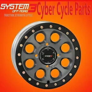 システム 3 SB7 BL ホイール 14X7 4+3 (+10MM) 4/137 マットチタン 07-23 Can-Am SYSTEM 3 SB7 BL WHEEL 14X7 4+3 (+10MM) 4/137 MATTE TITANIUM 07-23 Can-Am 【並行輸入品】