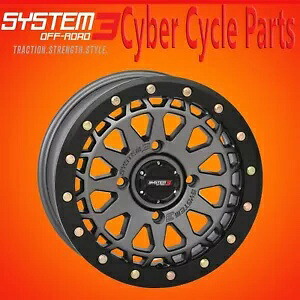 システム 3 オフロード SB6 BL ホイール 15X7 6+1 (+45MM) 4/137 マットガンメタルグレー SYSTEM 3 OFF ROAD SB6 BL WHEEL 15X7 6+1 (+45MM) 4/137 MATTE GUNMETAL GREY 【並行輸入品】
