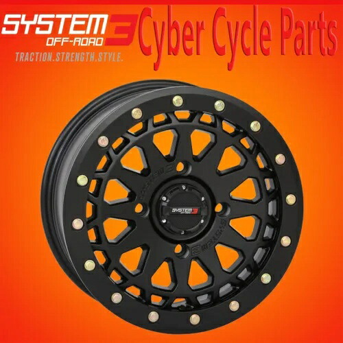 システム 3 オフロード SB6 BL ホイール 15X7 6+1 (+45MM) 4/137 マットブラック SYSTEM 3 OFF ROAD SB6 BL WHEEL 15X7 6+1 (+45MM) 4/137 MATTE BLACK 【並行輸入品】