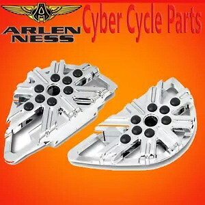 ARLEN NESS 調節可能な乗客用フロアボード 10 ゲージ クローム 99-UP ハーレー 06-862 ARLEN NESS Adjustable Passenger Floorboards 10-Gauge Chrome 99-UP Harley 06-862 【並行輸入品】｜カスタムパーツ WORLD倉庫