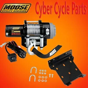 MOOSE ユーティリティ アグロ ウインチ 2500LB ワイヤーロープとウインチマウント付きホンダ TRX500FE MOOSE UTILITY AGGRO WINCH 2500LB W/WIRE ROPE and WINCH MOUNT HONDA TRX500FE 【並行輸入品】