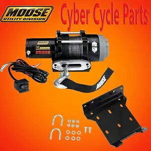 MOOSE ユーティリティ アグロ ウインチ 2500LB 合成ロープとウインチマウント付き ヤマハ YFM700 MOOSE UTILITY AGGRO WINCH 2500LB W/SYNTHETIC ROPE and WINCH MOUNT YAMAHA YFM700 【並行輸入品】|カスタムパーツ WORLD倉庫