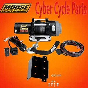 MOOSE AGGRO ウインチ 3500LB 合成ロープとウインチマウント付き 07-15 YFM700 グリズリー MOOSE AGGRO WINCH 3500LB W/SYNTHETIC ROPE and WINCH MOUNT 07-15 YFM700 GRIZZLY 【並行輸入品】|カスタムパーツ WORLD倉庫