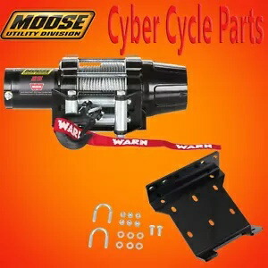 ムース ウインチ 2500LB 合成ロープおよびウインチ マウント付き 08 ポラリス スポーツマン 300 MOOSE WINCH 2500LB W/SYNTHETIC ROPE and WINCH MOUNT 08 POLARIS SPORTSMAN 300 【並行輸入品】