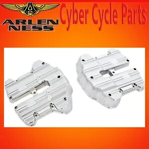 ARLEN NESS 10 ゲージ ロッカー ボックス トップ カバー クローム 2017-UP ハーレー M8 18-262 ARLEN NESS 10 Gauge Rocker Box Top Covers CHROME 2017-UP HARLEY M8 18-262 【並行輸入品】