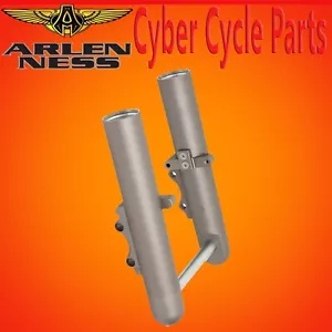 ARLEN NESS SMOOTH "HOT LEG" フォークレッグ チタン 00-UP ハーレー FLT デュアルディスク 40-507 ARLEN NESS SMOOTH "HOT LEG" FORK LEGS TITANIUM 00-UP HARLEY FLT DUAL DISC 40-507 【並行輸入品】｜カスタムパーツ WORLD倉庫 110,000円