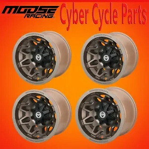 MOOSE レーシング ホイール 416BZ ブロンズ 15X7 4-156 5+2 0230-1189 (4 個セット) CanAm MOOSE RACING WHEEL 416BZ BRONZE 15X7 4-156 5+2 0230-1189 (SET of 4) CanAm 【並行輸入品】