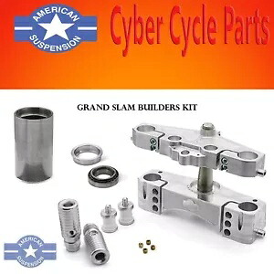 アメリカンサスペンションビルダーキット 溶接ショートネックチューブ/ツリー 10dg 14-UP ツーリング American Suspension BUILDERS KIT Weld In Short Neck Tube/Tree 10dg 14-UP Touring 【並行輸入品】