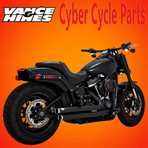 VANCE & HINES Big Shots スタッガード 2-into-2 エキゾースト 10-17 ハーレー ソフテイル 47339 VANCE & HINES Big Shots Staggered 2-into-2 Exhaust 10-17 Harley Softail 47339 【並行輸入品】｜カスタムパーツ WORLD倉庫