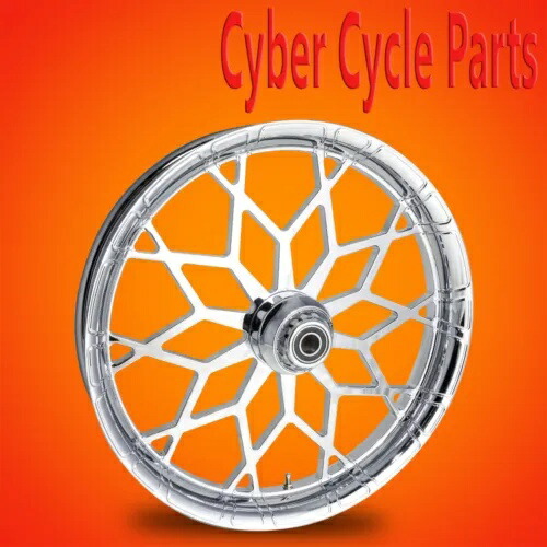2000-2007 ハーレーダビッドソン ツーリング クローム 21 インチ フロント ホイール "プロディジー" 2000-2007 Harley Davidson Touring Chrome 21" inch Front Wheel "Prodigy" 【並行輸入品】｜カスタムパーツ WORLD倉庫