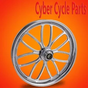 2008年以降 ハーレーダビッドソン ツーリング クローム 21インチ フロントホイール「バイパー」 2008 and Up Harley Davidson Touring Chrome 21" inch Front Wheel "Viper" 【並行輸入品】|カスタムパーツ WORLD倉庫