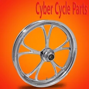 2000-2007 ハーレーダビッドソン ツーリング クローム 21 インチ フロント ホイール「リタリエイト」 2000-2007 Harley Davidson Touring Chrome 21" inch Front Wheel "Retaliate" 【並行輸入品】|カスタムパーツ WORLD倉庫