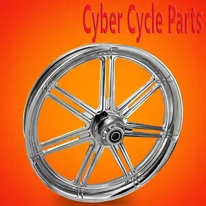 2000-2007 ハーレーダビッドソン ツーリング クローム 21 インチ フロント ホイール "Valor" 2000-2007 Harley Davidson Touring Chrome 21" inch Front Wheel "Valor" 【並行輸入品】|カスタムパーツ WORLD倉庫