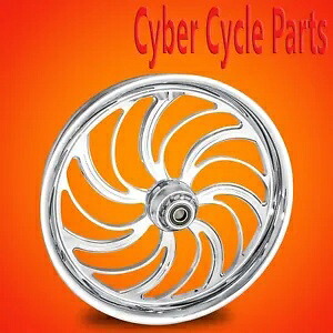 2024 ハーレーダビッドソン ツーリング クローム 21 インチ フロント ホイール「クリーパー」 2024 Harley Davidson Touring Chrome 21" inch Front Wheel "Creeper" 【並行輸入品】｜カスタムパーツ WORLD倉庫