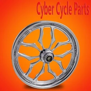 2000-2007 ハーレーダビッドソン ツーリング クローム 21 インチ フロント ホイール「スラッシャー」 2000-2007 Harley Davidson Touring Chrome 21" inch Front Wheel "Thrasher" 【並行輸入品】|カスタムパーツ WORLD倉庫