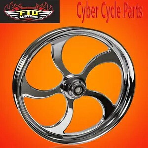 2000-UP ハーレーダビッドソン ツーリング クローム カスタム 23 インチ フロント ホイール "MAZE" 2000-UP Harley Davidson Touring Chrome Custom 23"inch Front Wheel "MAZE" 【並行輸入品】｜カスタムパーツ WORLD倉庫 234,300円