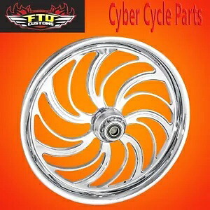 2000-UP ハーレーダビッドソン ツーリング クローム カスタム 23インチ フロント ホイール "CREEPER" 2000-UP Harley Davidson Touring Chrome Custom 23"inch Front Wheel "CREEPER" 【並行輸入品】｜カスタムパーツ WORLD倉庫 234,300円