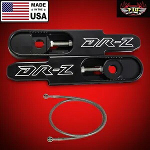 2014 スズキ DR-Z400SM 4 1/2 ~ 9 インチ ボルトオンスイングアームエクステンション & ブレーキライン 2014 Suzuki DR-Z400SM 4 1/2 to 9" Bolt on Swingarm Extensions & Brake Line 【並行輸入品】|カスタムパーツ WORLD倉庫