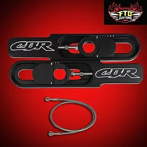 2016 ホンダ CBR600RR スイングアーム エクステンションと 36 インチ ブレーキライン CBR600RR 2016 Honda CBR600RR Swingarm Extensions and 36\