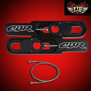 2012 ホンダ CBR600RR スイングアーム エクステンションと 36 インチ ブレーキ ライン CBR600RR 2012 Honda CBR600RR Swingarm Extensions and 36\