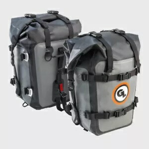 ジャイアントループモトトレックパニア、新しい2019-荷物ブラック/グレー、オートバイ、アドベンチャー Giant Loop MotoTrekk Panniers,new 2019-Luggage Black/Gray,Motorcycle,Adventure 【並行輸入品】